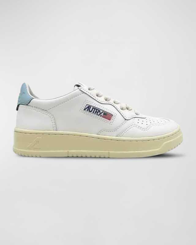 Medalist Low-Top Bicolor Leather Sneakers